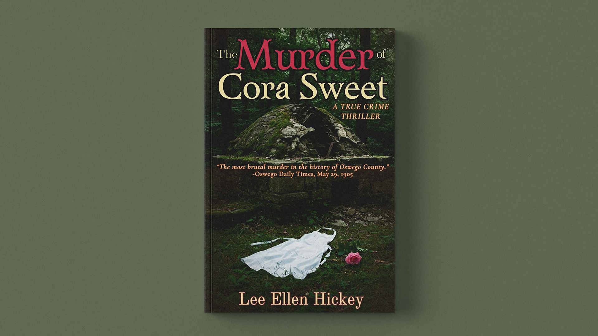 Book cover of "The Murder of Cora Sweet" by Lee Ellen Hickey.